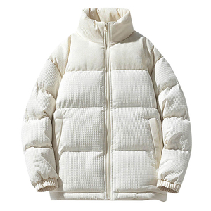 Men's Winter Fashion Stylish Custom Design Hooded Jackets Men's Outerwear <b>Feather</b> Puff <b>Down</b> Bubble Coat Men's Puffer Jacket - Product Image 1