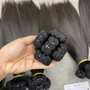 Extensiones de Cabello con Trama a Máquina, Precio de Fábrica, Extensiones de Cabello Humano, Trama a Máquina Lisa - Product Image 6