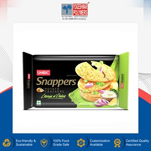 Film PET/METPET/LDPE naturel de qualité supérieure, de qualité alimentaire, à soudure centrale, imprimé en héliogravure, personnalisé, fabriqué en Inde, pour emballages de snacks - Product Image 4