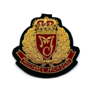 Insignia Bordada a Mano con Hilo Dorado Personalizada para Blazer, Parche de Fieltro Premium para Uniformes de Club y Ceremonias - Product Image 1