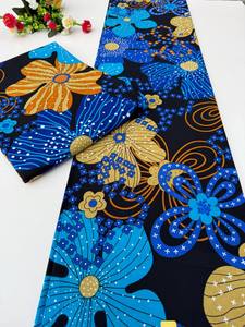 Impresión de cera Africana personalizada de alta calidad de Camerún y tela de algodón Ankara para vestidos atrevidos ropa elegante y moda hecha a mano - Product Image 2