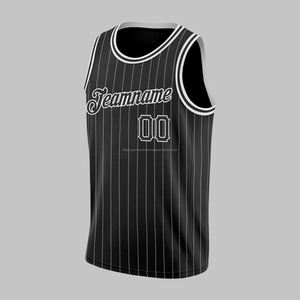 Uniformes de Baloncesto Personalizados de Alta Calidad, Diseño Moderno, Reversibles, Lisos, Transpirables, Tallas Grandes, 100% Poliéster - Product Image 3