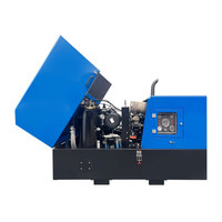 Compresseur d'air industriel mobile portable diesel à vis, personnalisé OEM Jinjing, pour puits