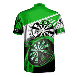 เสื้อทีมดาร์ทแบบสั่งทำปี 2026 พร้อมชื่อและโลโก้แบบกำหนดเอง ดีไซน์ธงชาติ แขนยาว เป็นมิตรกับสิ่งแวดล้อม ระบายอากาศได้ดี ผลิตจากโพลีเอสเตอร์/ผ้าฝ้าย - Product Image 3