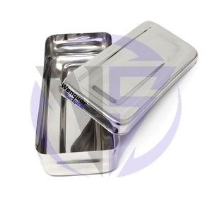 Caja de Instrumentos de Esterilización Médica de Acero Inoxidable OEM con Tapa, 8×4×1.5 Pulgadas, Wenquar Quirúrgico - Product Image 4