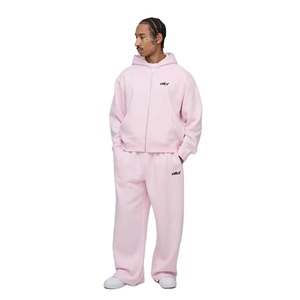 Sudadera con Capucha para Hombre, Estilo Casual de Otoño, Manga Larga, Estampado de Corazones, Corte Holgado, Tejido de Poliéster y Algodón, Impresión por Sublimación - Product Image 1