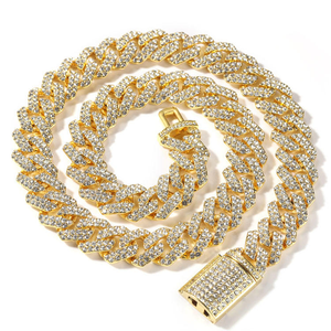 Bracelet Moissanite Cuban Link Iced Out pour Homme, Bijoux Hip Hop, Chaîne Pavée de Luxe, Style Audacieux, Cadeau Tendance pour Lui - Product Image 5