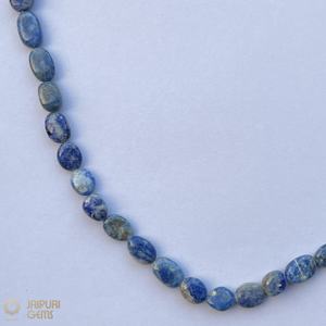 Collar y Pulsera de Cuentas Ovaladas de Lapislázuli Azul Natural de 6 mm y 10 mm, Juego de Joyería de Piedras Preciosas - Product Image 2