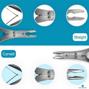 Ijrak Surgical Manual Veterinary Orthopedic Rongeur Surgical Bone Crushing Forceps Stainless Steel Reusable Instrument Set CE - Product Image 4
