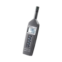 Medidor de Humedad Electrónico Portátil ABS, Monitor de Temperatura/Humedad, Punto de Rocío, Modelo CENTER CENTER 316, 1 Año de Garantía
