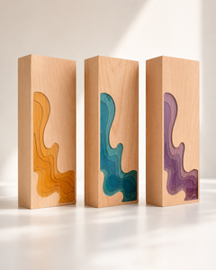 Wooden & Acrylic Medal Holder Display 3mm Thickness Customizable Color & Logo - Product Image 1