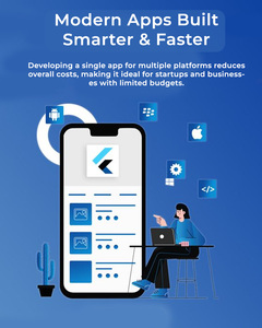 Excellent Smooth Touch App with Screen Size Fit and Dark Mode Flutter React Native App <b>Development</b> for News Blog - Product Image 3