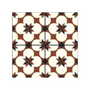 Azulejo decorativo de porcelana tallada de 300x300 mm con patrón geométrico para pared y suelo de sala de estar, cocina y baño - Product Image 1