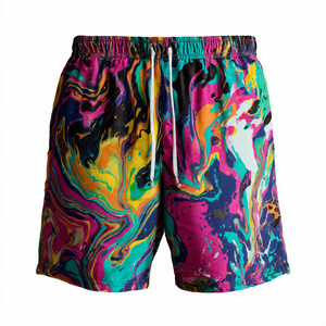 Shorts de sport en mesh sublimé de haute qualité pour hommes, shorts de basket imprimés, shorts de basket en mesh à séchage rapide pour hommes - Product Image 5