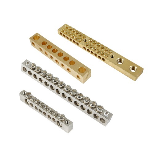 High Quality Aluminum 6061-T6 Terminal Bar And Bar Neutral Earth Link Box At Direct Direct Factory Sale Terminal Blocks