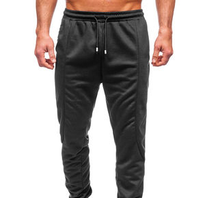 Pantalones Deportivos Ligeros con Lavado Ácido y Estampado Gráfico para Hombre, Estilo Casual, 100% Algodón, Cintura Elástica - Product Image 1