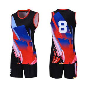 Tenue de sport personnalisée, uniforme de badminton et de volley-ball par sublimation, unisexe, pour adultes, OEM, respirant, en polyester à séchage rapide - Product Image 5