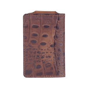 Crocodile Print Leather Magnet Money Clip <b>Wallets</b> Credit Card <b>Holder</b> Men's Purse Wholesale Prices Bulk Order Short Carteras 2026 - Product Image 1