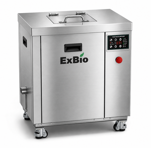 Exbio - Procesador de Residuos Alimenticios de Acero Inoxidable de 25 kg, Sistema de Compostaje con Motor para Restaurantes, Equipo de Reciclaje de Residuos Orgánicos - Product Image 6