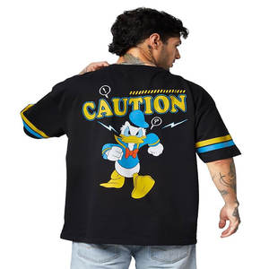 Camiseta de Hombre de Algodón Puro Lavado de Alta Calidad, Versión Retro Ancha con Mangas Caídas y Cuello Redondo, Top de Manga Corta - Product Image 3