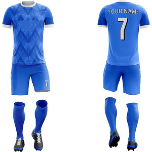 Conjunto Completo de Uniforme de Fútbol Personalizado Vintage, Transpirable, 100% Poliéster, Ligero, Corte Regular, Camiseta y Pantalones Cortos - Product Image 5