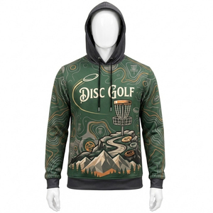 Sweat à capuche de golf sur disque OEM/ODM, design personnalisé, haute qualité, prix usine, doux, confortable, léger, vêtements de sport performants - Product Image 1