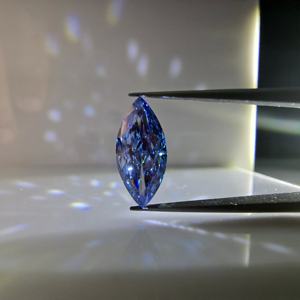 Diamante azul brillante modificado Marquise de 2 quilates, cultivado en laboratorio, VS1, certificado por IGI, piedra suelta para joyería personalizada - Product Image 4