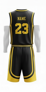Uniformes de basket-ball en gros 2026 |   Maillots respirants et légers en polyester imprimé à 100 % avec col en V |   Équipe professionnelle sans manches - Product Image 3