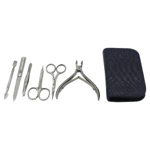 Morje Surgical Luxurious Blue <b>Nail</b> <b>Kit</b> with Stainless Steel Tools Professional Portable Manicure Set Case 10 in 1 - Product Image 5