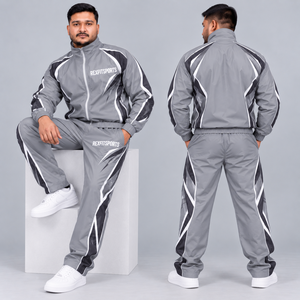 Conjunto Deportivo de 2 Piezas para Hombre, Chaqueta Cortavientos de Nailon y Pantalones Jogger, Ropa Deportiva Personalizada OEM, Venta al Por Mayor de Fábrica - Product Image 4