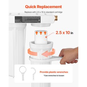 Sistema di filtrazione dell'acqua a 2 cartucce per camper: rimuove sedimenti, cloro, cattivi gusti e odori - Product Image 6