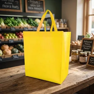 Bolsa de Compras Reutilizable Althea Ecobag, Fabricada con Material No Tejido Spunbond, Personalizable, Termosellada, 35x20x40cm - Product Image 1