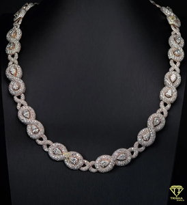 Iced Out Cuban Link <b>Infinity</b> Chain Luxury Moissanite Diamond with 925 Sterling Silver Hip Hop Jewelry for Men & Women - Product Image 3