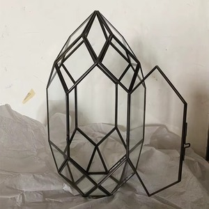 Terrario de Vidrio con Forma Única para Decoración de Mesa de Sala de Estar Moderna y Presentación Interior Elegante en Hogares Contemporáneos - Product Image 6