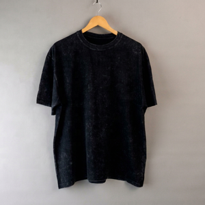 Camiseta Oversize de Algodón Grueso con Impresión Personalizada, Etiquetas Tejidas y de Cuidado |   Camiseta Urbana Holgada con Hombros Caídos para Clot - Product Image 1