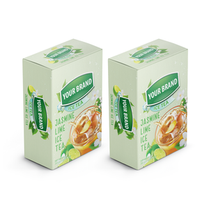 2025 productos calientes instantánea a granel melocotón té helado en polvo embalaje personalizado estilo té caja de Metal jazmín Lima té en polvo - Product Image 4