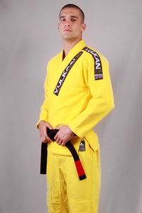 ชุดยิวยิตสู BJJ ผ้าฝ้ายพรีเมียม ทอลายเพิร์ลวีฟ รับสกรีนโลโก้ ระบายอากาศได้ดี น้ำหนักเบา ทนทาน เหมาะสำหรับการฝึกซ้อม สำหรับผู้ชายและผู้หญิง - Product Image 6