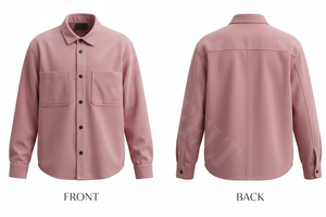 Camisa de Vestir con Botones y Bolsillos, Estilo Casual y Elegante, de Manga Larga, Fabricada con Tela Personalizada por Pro Felt Custom Clothing Manufacturer - Product Image 5