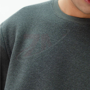 Sudadera de Cuello Redondo Gris Oscuro, Corte Regular, Color Sólido, Tejido de Algodón, Informal, para Otoño, con Logotipo Estampado con Transferencia Térmica en la Parte Delantera - Product Image 4