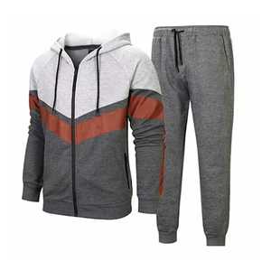 Conjunto Deportivo de Dos Piezas en Felpa para Hombre, Estilo Juvenil Europeo y Estadounidense, Colores Combinados, a la Moda y Duradero, MOQ Bajo, Tendencia 2026 - Product Image 6