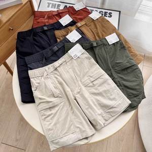 Shorts de sport en coton French Terry pour hommes de haute qualité, logo brodé personnalisé, motif imprimé respirant, tendance, pour la course à pied - Product Image 5
