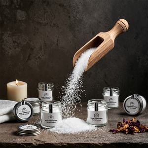 Sal de Baño Natural Blanca de Grano Fino Tallada, Terapia Mineral Pura para Spa, Relajante Baño Corporal, Mezcla Suave de Cristales para Bienestar - Product Image 6