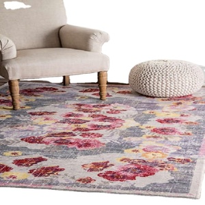 พรมขนสัตว์ดีไซน์ทันสมัยงานแฮนด์เมดสุดหรูผ้าหนาแจ็คการ์ดผ้าฝ้ายคุณภาพสูงแบบถักทอเรียบชุดพรมสำหรับพื้นที่ - Product Image 1