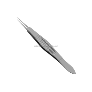 Juego de pinzas de microcirugía Iris, pinzas quirúrgicas manuales de acero inoxidable con dientes para procedimientos microquirúrgicos de precisión - Product Image 4