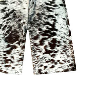 Pantalones Cortos de Cuero Vacuno para Hombre, Diseño Vaquero Occidental, Estilo Urbano de Lujo, Cuero Genuino Premium, Ecológico e Impermeable - Product Image 6