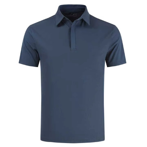 Superbe polo de golf en coton tricoté élastique de haute qualité pour homme, manches courtes, idéal pour les affaires - Collection Super Septembre - Product Image 3