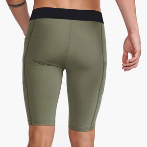 Pantalones Cortos de Compresión para Hombre, Cintura Elástica, Color Sólido, Alta Calidad, Rendimiento, Transpirables, Absorben la Humedad, Deportivos, para Gimnasio y Entrenamiento - Product Image 5