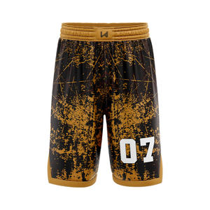 Pantalones Cortos de Baloncesto Personalizables de Alta Calidad con Logotipo del Equipo Delantero/Trasero, Tallas Grandes, Transpirables, de Secado Rápido, Ecológicos y Antibacterianos - Product Image 4