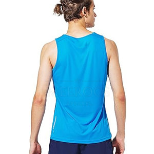 High Performance Breathable <b>Running</b> <b>Singlet</b> Sweat Wicking Quick Dry Fabric Ultra Lightweight Breathable - Product Image 6