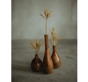 High Quality Wood Flower <b>Vase</b> Customized Elegant Pieces Coffee Table Decoration Wood Flower <b>Vase</b> - Product Image 2